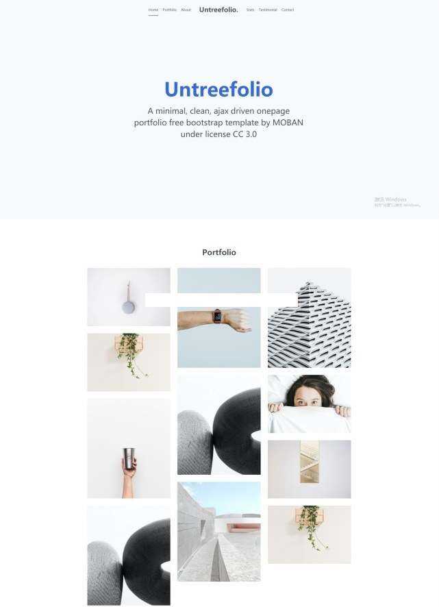 UI网页设计公司Bootstrap模板 - 项目资源网