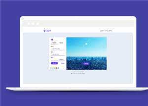 大气密码登录扫码登录页面源码模板下载 - 项目资源网