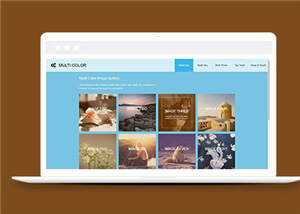 简洁画廊摄影图库类源码模板下载 - 项目资源网