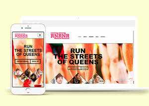 简洁跑步健身俱乐部类网站模板 - 项目资源网