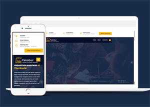 响应式钢铁制造业企业网站模板 - 项目资源网