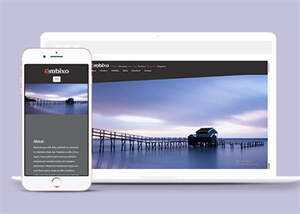 简洁背景视差装修案例展示模板 - 项目资源网