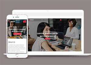 证券咨询服务机构网站模板下载 - 项目资源网